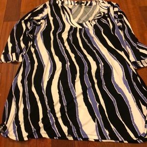 XL Alfani beaded trim blouse